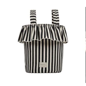 Minicoton striped basket bag